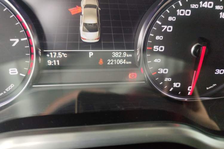 Used Audi A8 2012 A8L 50 TFSI quattro Prestige Edition Odometer Close Up