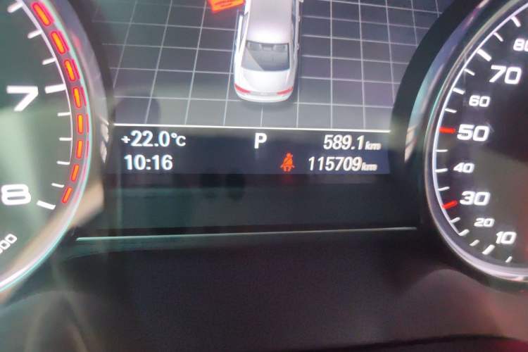 Used Audi A8 2012 A8L 50 TFSI quattro Prestige Edition Odometer Close Up