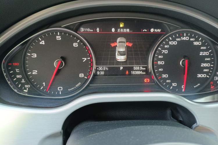 Used Audi A8 2012 A8L 50 TFSI quattro Prestige Edition Odometer Close Up