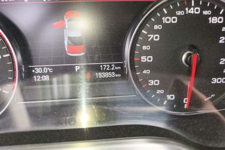 Used Audi A8 2012 A8L 50 TFSI quattro Prestige Edition Odometer Close Up