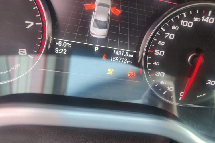 Used Audi A8 2012 A8L 50 TFSI quattro Comfort model Odometer Close Up