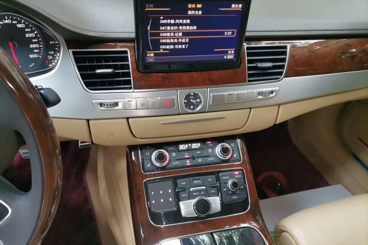 Used Audi A8 2013 A8L 45 TFSI quattro Luxury Model Audio And AC Panel
