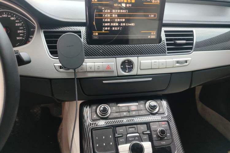 Used Audi A8 2013 A8L 45 TFSI quattro Luxury Model Audio And AC Panel