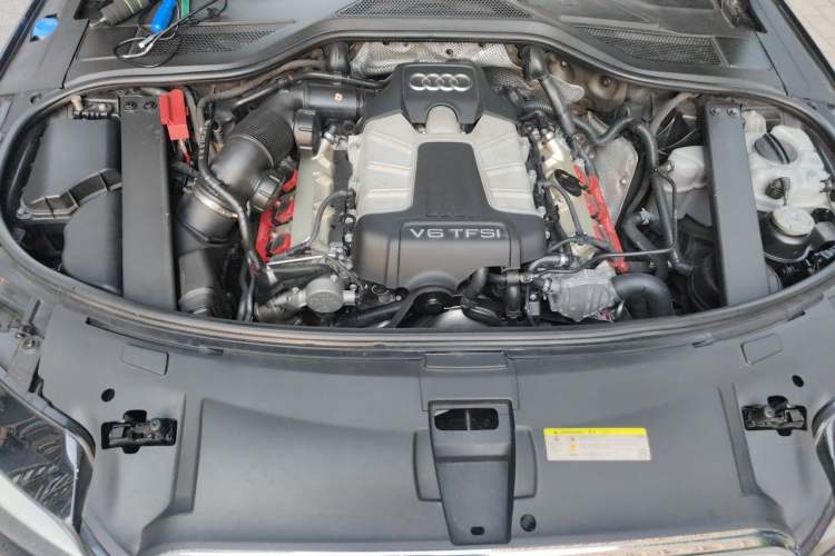Used Audi A8 2013 A8L 45 TFSI quattro Comfort model Engine Bay