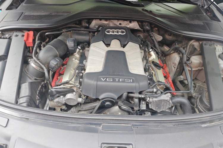 Used Audi A8 2013 A8L 45 TFSI quattro Comfort model Engine Bay