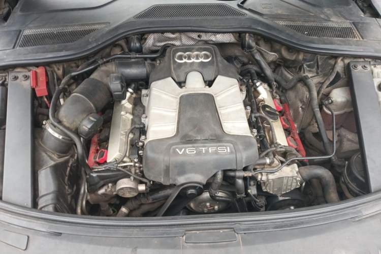 Used Audi A8 2013 A8L 45 TFSI quattro Luxury Model Engine Bay