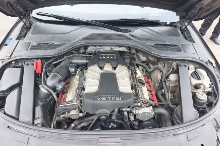 Used Audi A8 2013 A8L 45 TFSI quattro Comfort model Engine Bay