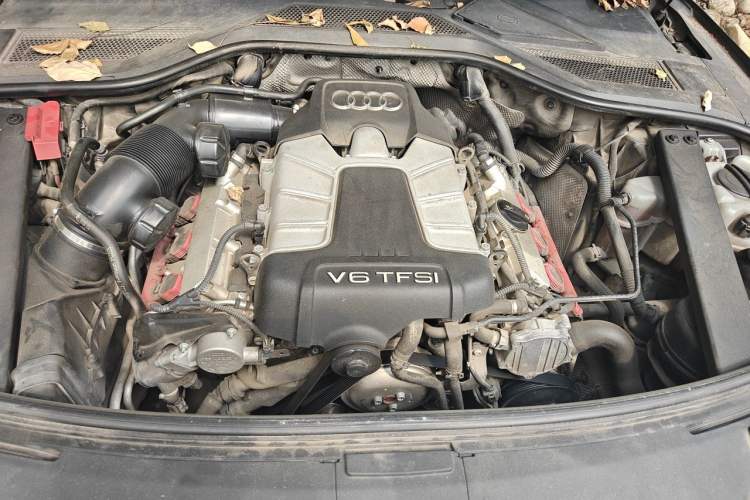 Used Audi A8 2013 A8L 45 TFSI quattro Comfort model Engine Bay