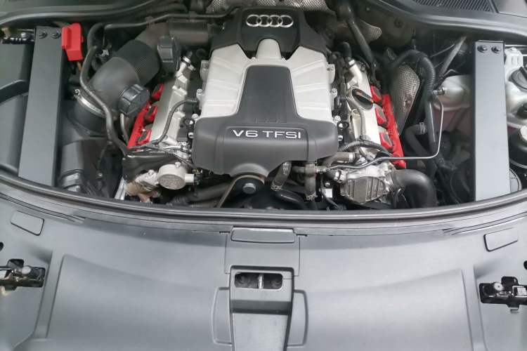 Used Audi A8 2013 A8L 45 TFSI quattro Luxury Model Engine Bay