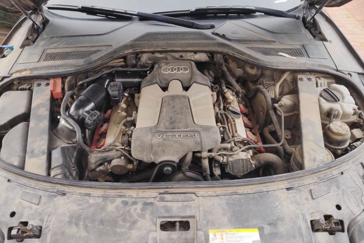 Used Audi A8 2013 A8L 45 TFSI quattro Luxury Model Engine Bay