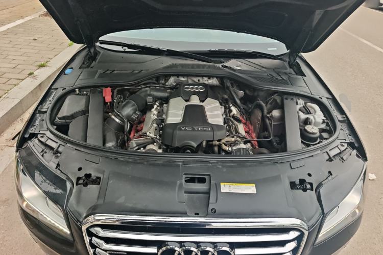 Used Audi A8 2013 A8L 45 TFSI quattro Luxury Model Engine Bay