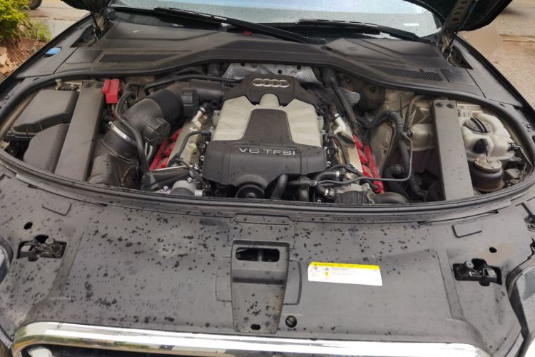 Used Audi A8 2013 A8L 45 TFSI quattro Comfort model Engine Bay