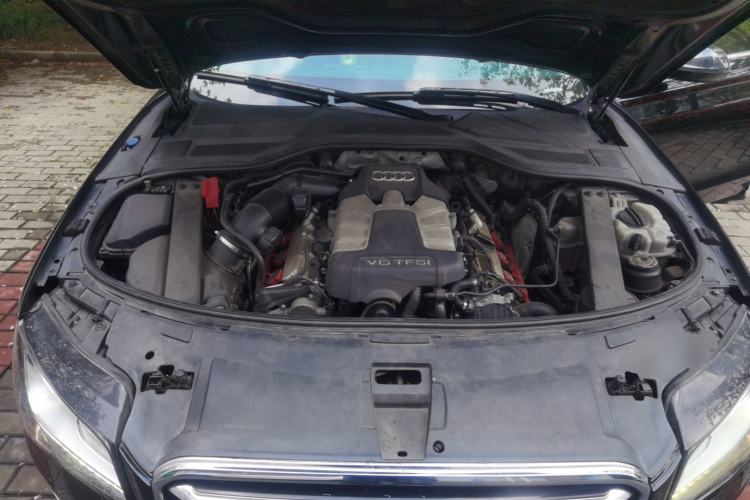 Used Audi A8 2013 A8L 45 TFSI quattro Comfort model Engine Bay