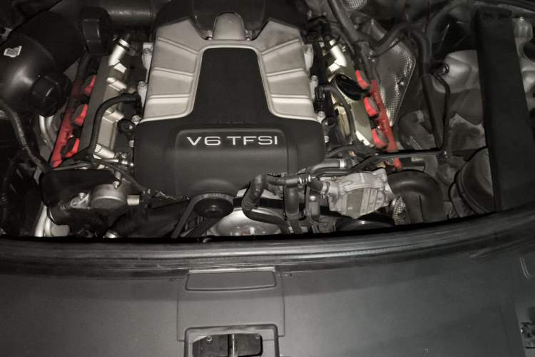Used Audi A8 2013 A8L 45 TFSI quattro Luxury Model Engine Bay