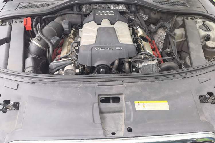 Used Audi A8 2013 A8L 45 TFSI quattro Comfort model Engine Bay