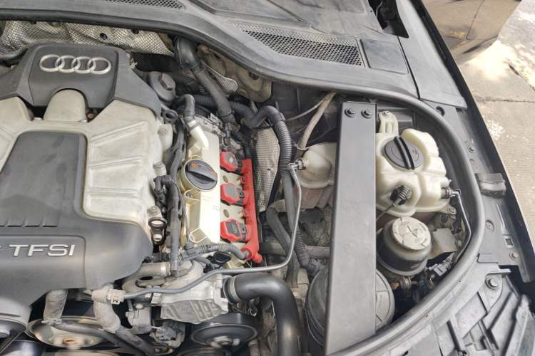 Used Audi A8 2013 A8L 45 TFSI quattro Luxury Model Engine Bay Left