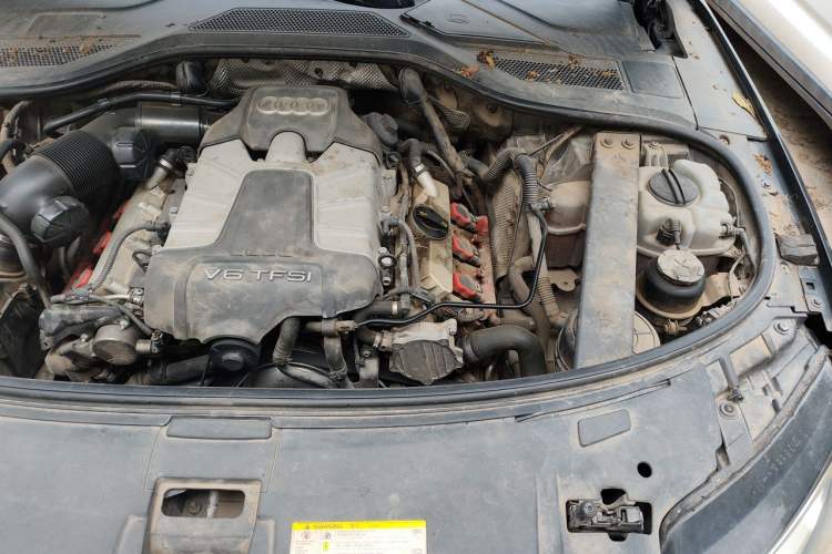 Used Audi A8 2013 A8L 45 TFSI quattro Luxury Model Engine Bay Left