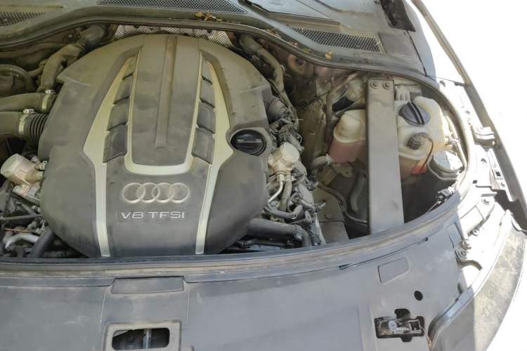 Used Audi A8 2013 A8L 55 TFSI quattro Luxury Model Engine Bay Left