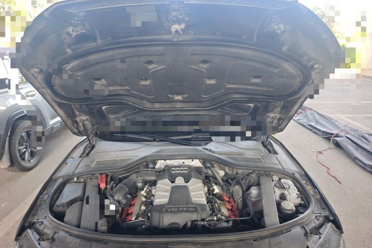 Used Audi A8 2013 A8L 45 TFSI quattro Luxury Model Engine Bay