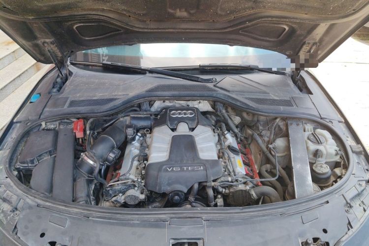 Used Audi A8 2013 A8L 45 TFSI quattro Comfort model Engine Bay