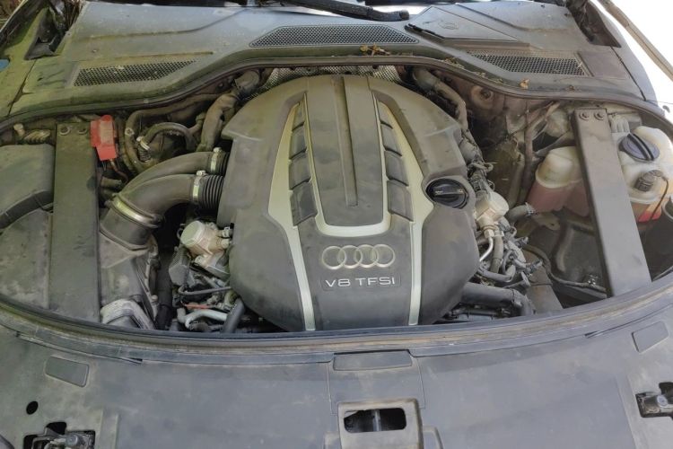 Used Audi A8 2013 A8L 55 TFSI quattro Luxury Model Engine Bay