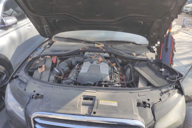 Used Audi A8 2013 A8L 45 TFSI quattro Comfort model Engine Bay