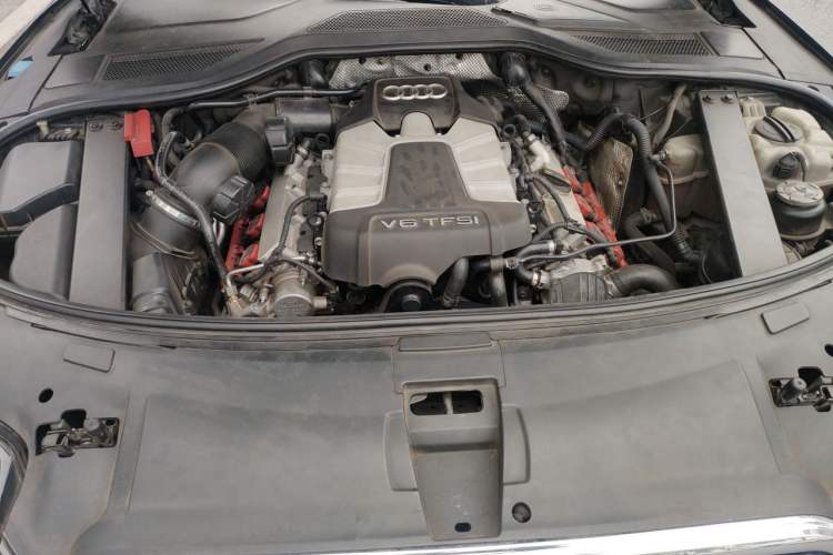 Used Audi A8 2013 A8L 45 TFSI quattro Comfort model Engine Bay