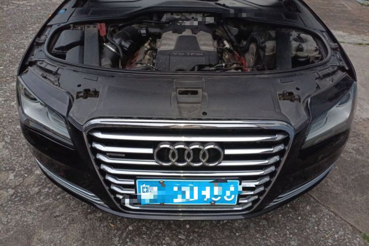 Used Audi A8 2013 A8L 45 TFSI quattro Luxury Model Engine Bay