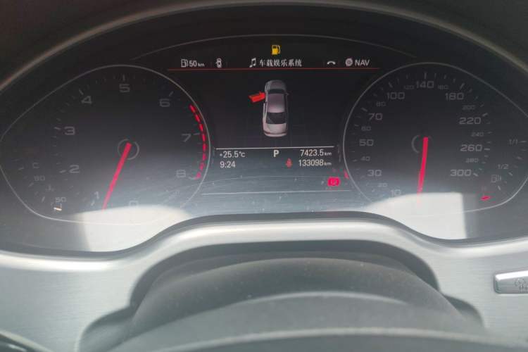 Used Audi A8 2013 A8L 50 TFSI quattro Prestige Edition Odometer Close Up