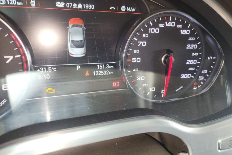 Used Audi A8 2013 A8L 50 TFSI quattro Exclusive Edition Odometer Close Up