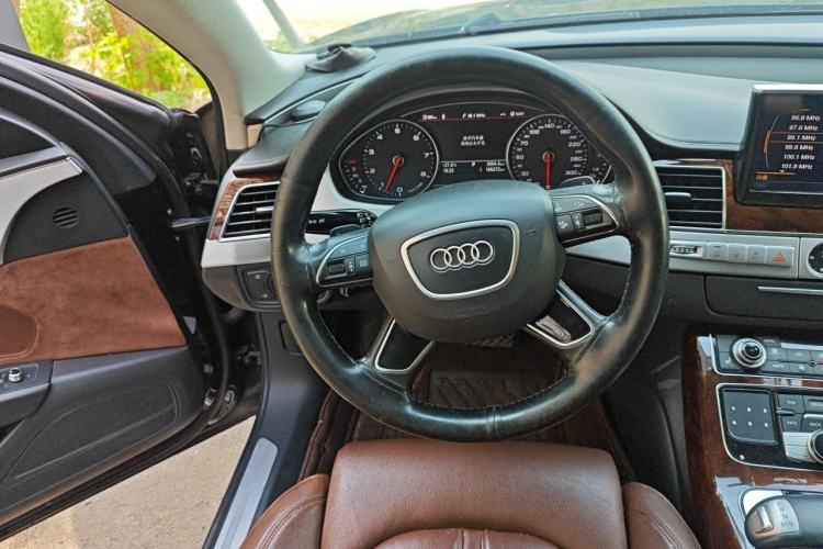 Used Audi A8 2013 A8L 45 TFSI quattro Comfort model Steering Wheel