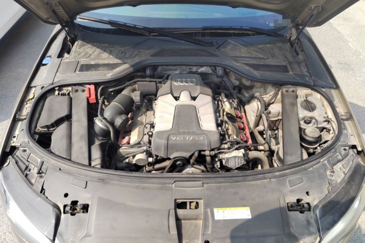 Used Audi A8 2013 A8L 45 TFSI quattro Comfort model Engine Bay
