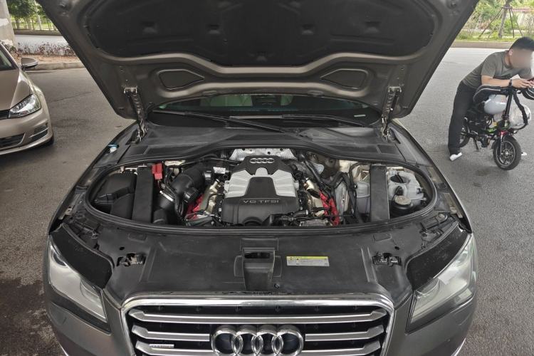 Used Audi A8 2013 A8L 45 TFSI quattro Luxury Model Engine Bay