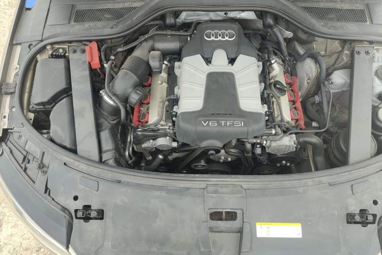 Used Audi A8 2013 A8L 45 TFSI quattro Comfort model Engine Bay