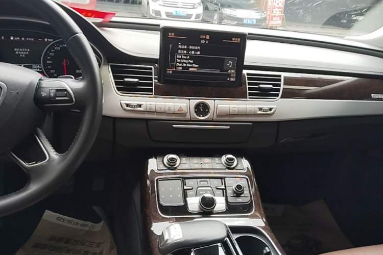 Used Audi A8 2014 A8L 45 TFSI quattro Comfort model Audio And AC Panel