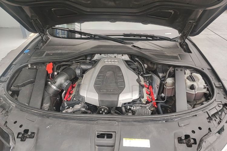 Used Audi A8 2014 A8L 45 TFSI quattro Comfort model Engine Bay