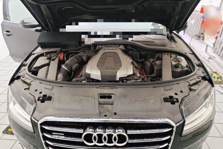Used Audi A8 2014 A8L 45 TFSI quattro Luxury Model Engine Bay