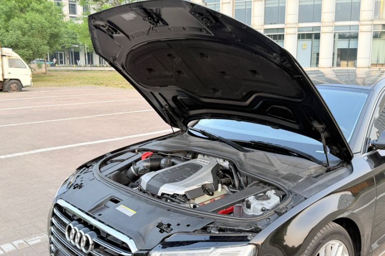 Used Audi A8 2014 A8L 45 TFSI quattro Luxury Model Engine Bay