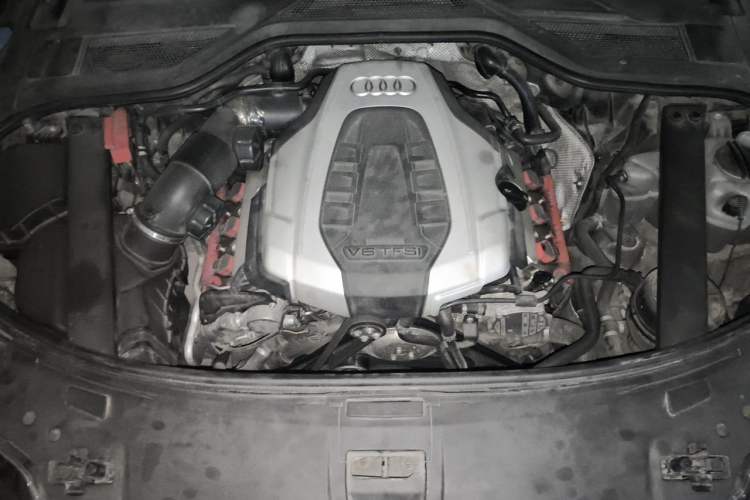 Used Audi A8 2014 A8L 45 TFSI quattro Luxury Model Engine Bay