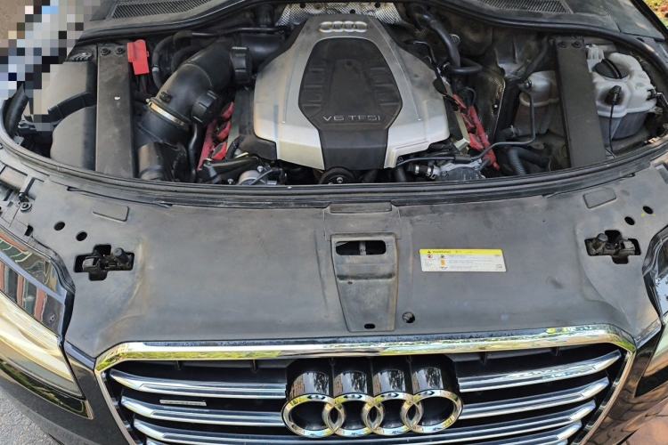 Used Audi A8 2014 A8L 45 TFSI quattro Comfort model Engine Bay