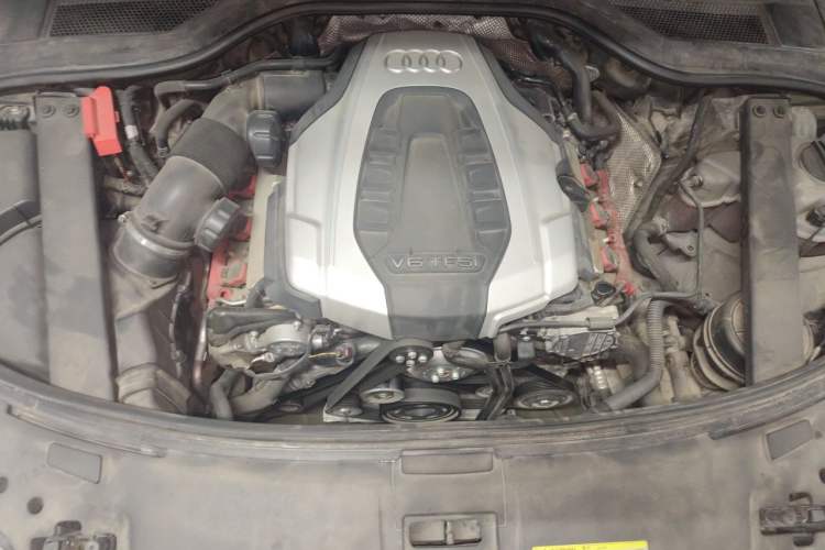 Used Audi A8 2014 A8L 45 TFSI quattro Comfort model Engine Bay