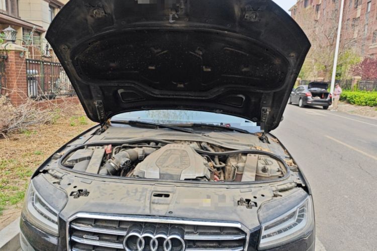 Used Audi A8 2014 A8L 45 TFSI quattro Luxury Model Engine Bay