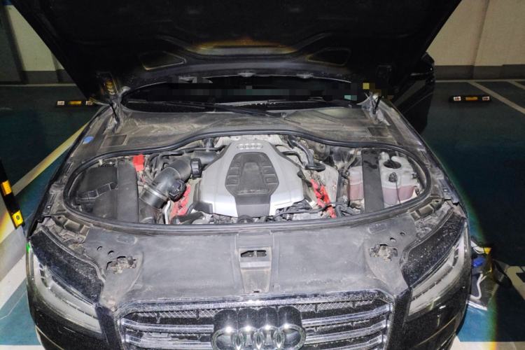 Used Audi A8 2014 A8L 45 TFSI quattro Luxury Model Engine Bay