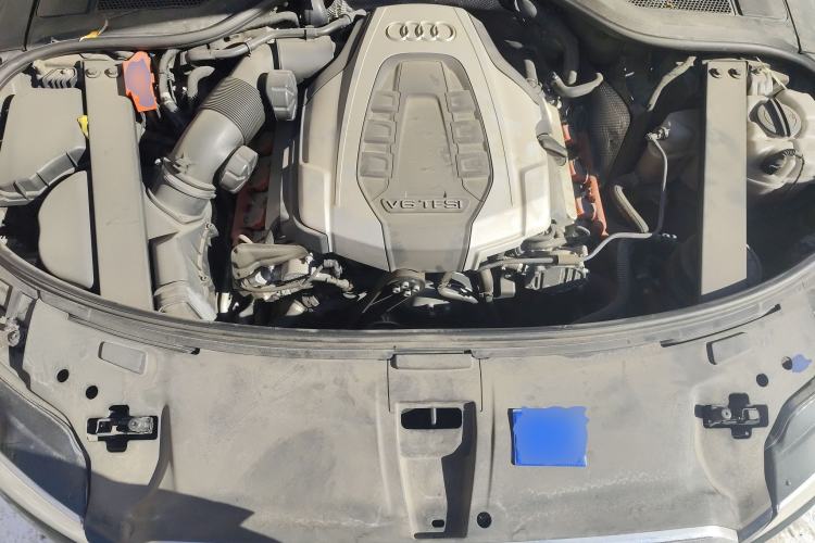 Used Audi A8 2014 A8L 45 TFSI quattro Comfort model Engine Bay