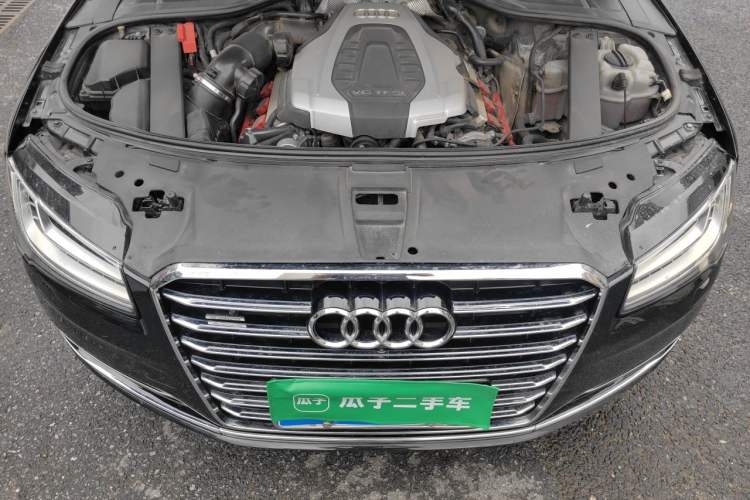 Used Audi A8 2014 A8L 45 TFSI quattro Comfort model Engine Bay