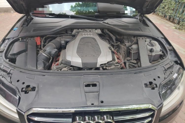 Used Audi A8 2014 A8L 45 TFSI quattro Comfort model Engine Bay