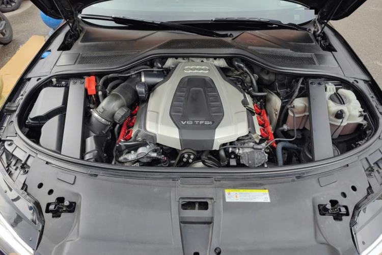 Used Audi A8 2014 A8L 45 TFSI quattro Comfort model Engine Bay