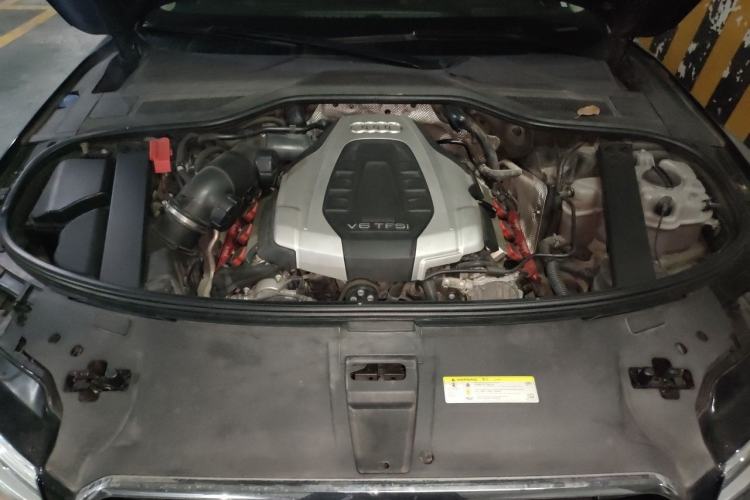 Used Audi A8 2014 A8L 45 TFSI quattro Comfort model Engine Bay