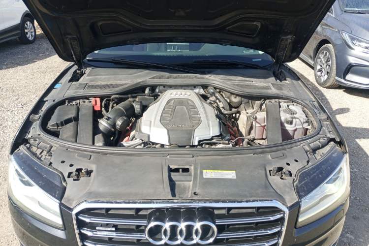Used Audi A8 2014 A8L 45 TFSI quattro Comfort model Engine Bay