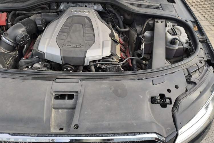 Used Audi A8 2014 A8L 45 TFSI quattro Luxury Model Engine Bay Left